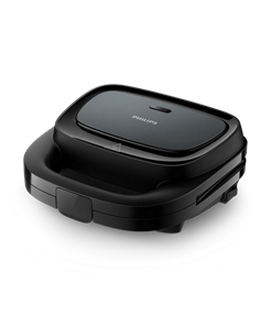 Aparat pentru sandwich Philips HD2330/90, Negru