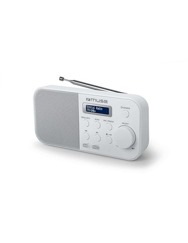 Портативное радио MUSE M-109 DBW, Белый