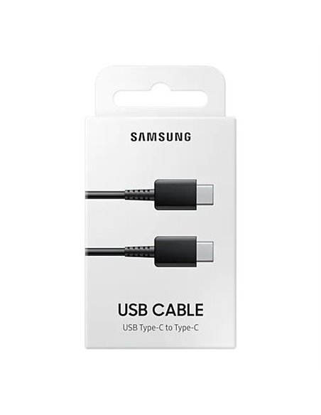 Кабель для зарядки и синхронизации Samsung EP-DA705BBRGRU, USB Type-C/USB Type-C, 1м, Чёрный