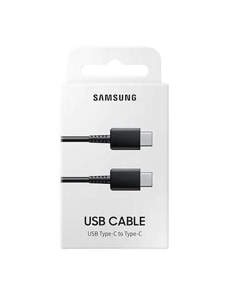 Cablu încărcare și sincronizare Samsung EP-DA705BBRGRU, USB Type-C/USB Type-C, 1m, Negru