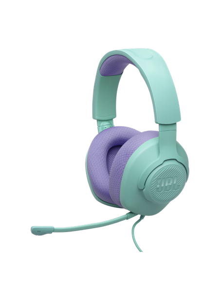 Игровая Гарнитура JBL Quantum 100M2, Проводной аналоговый, Cyan