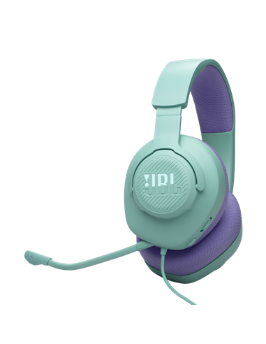 Игровая Гарнитура JBL Quantum 100M2, Проводной аналоговый, Cyan
