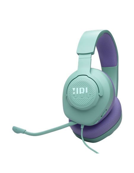 Căști gaming JBL Quantum 100M2, Cu fir, Cyan