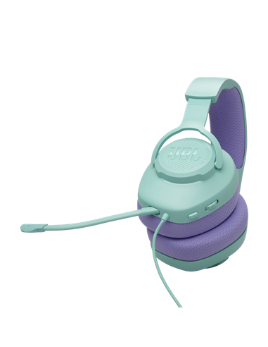 Căști gaming JBL Quantum 100M2, Cu fir, Cyan