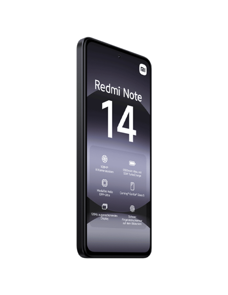 Смартфон Xiaomi Redmi Note 14 4G, 8Гб/256Гб, Чёрный