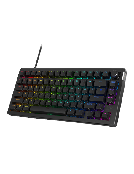 Tastatură HyperX Alloy Rise 75, Cu fir, Negru