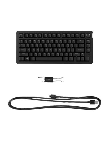 Tastatură HyperX Alloy Rise 75, Cu fir, Negru