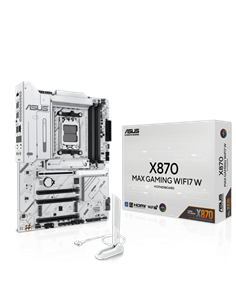 Placă de bază ASUS X870 MAX GAMING WIFI7 W, AM5, AMD X870, ATX