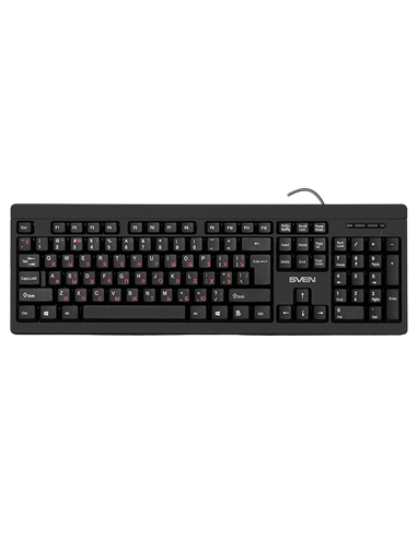 Set Tastatură + Mouse SVEN KB-S320C, Cu fir, Negru