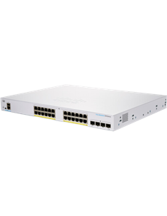 Сетевой коммутатор Cisco CBS250-24FP-4G, 24x 10/100/1000 Мбит/с