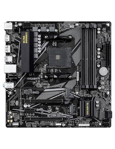Placă de bază Gigabyte B550M DS3H R2, AM4, AMD B550, Micro-ATX