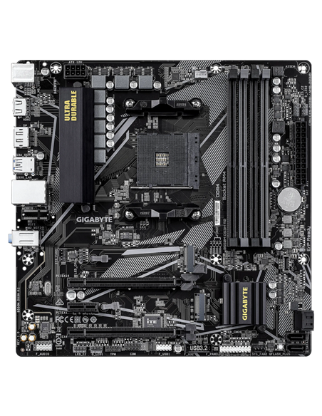 Placă de bază Gigabyte B550M DS3H R2, AM4, AMD B550, Micro-ATX
