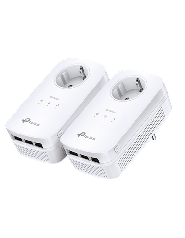 Powerline Adapter  TP-LINK TL-PA8030P KIT, AV1300, 1300 Mbps, Alb