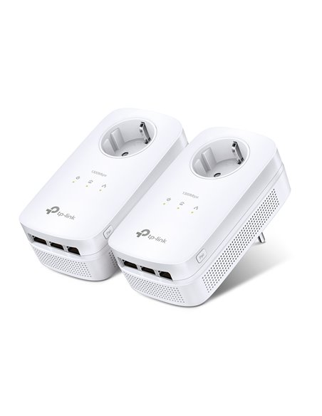 Powerline Adapter  TP-LINK TL-PA8030P KIT, AV1300, 1300 Mbps, Alb