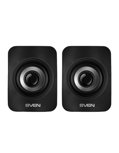 Компьютерные колонки 2.0 SVEN "130", Чёрный