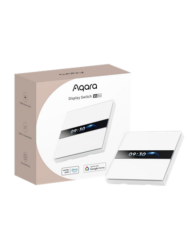 Умный выключатель AQARA Display Switch V1 (С нейиралью), Белый