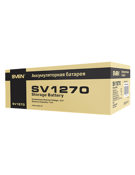 Аккумулятор для резервного питания SVEN SV-0222007, 12В, 7А*ч