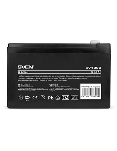 Acumulator UPS SVEN SV1290, 12V, 9А•h