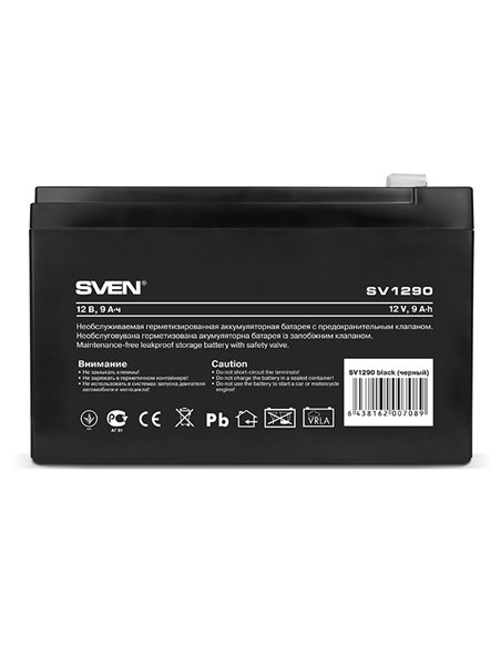 Acumulator UPS SVEN SV1290, 12V, 9А•h