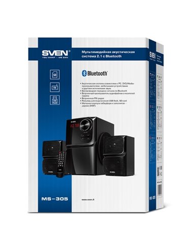 Boxe pentru calculator 2.1 SVEN MS-305, Negru