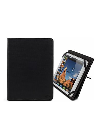 Husă pentru tabletă RivaCase Gatwick, 10,1", Microfibră, Negru