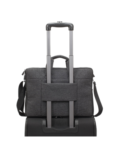 Сумка для ноутбука Rivacase Lantau, 15.6", Полиэстер, Чёрный