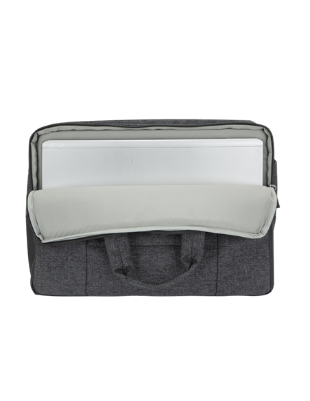 Geantă pentru Laptop Rivacase Lantau, 15.6", Poliester, Negru