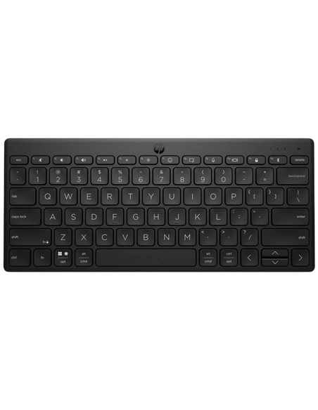 Клавиатура HP 350 Compact Multi-Device, Беспроводное, Чёрный