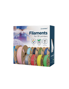 Filament pentru imprimantă 3D Gembird 3DP-PLA+1.75-02-W, PLA+, Alb, 1.75 mm, 1kg 2