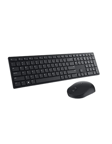 Клавиатура и мышь DELL KM5221W, Беспроводное, Чёрный