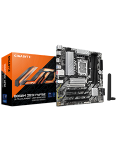 Placă de bază Gigabyte B860M DS3H WIFI6E, LGA1851, Intel B860, Micro-ATX