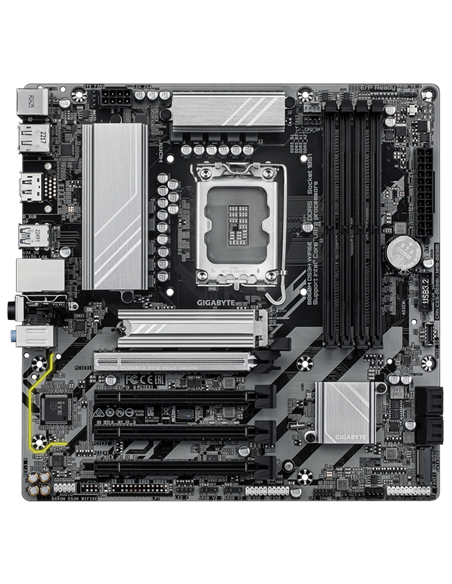 Placă de bază Gigabyte B860M DS3H WIFI6E, LGA1851, Intel B860, Micro-ATX