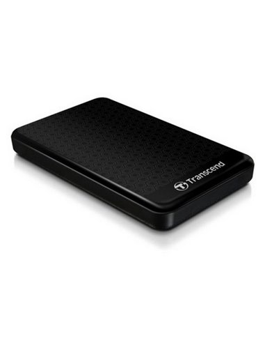 HDD portabil extern Transcend StoreJet 25A3, 2 TB, Negru (TS2TSJ25A3K)