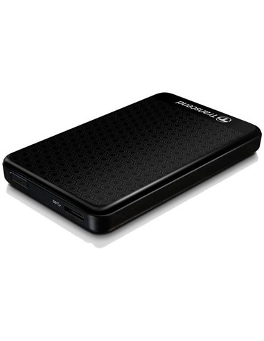 HDD portabil extern Transcend StoreJet 25A3, 2 TB, Negru (TS2TSJ25A3K)