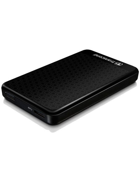 HDD portabil extern Transcend StoreJet 25A3, 2 TB, Negru (TS2TSJ25A3K)