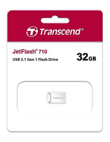 Memorie USB Transcend JetFlash 710, 32GB, Argintiu