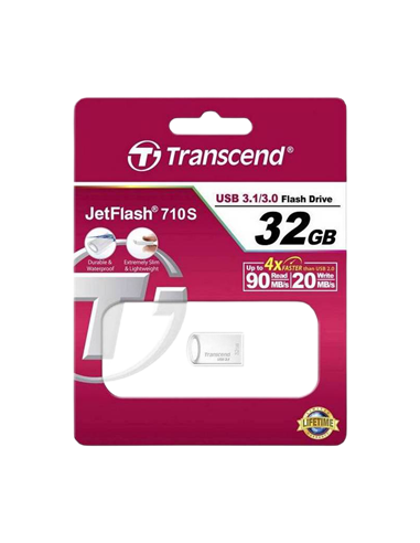 Memorie USB Transcend JetFlash 710, 32GB, Argintiu