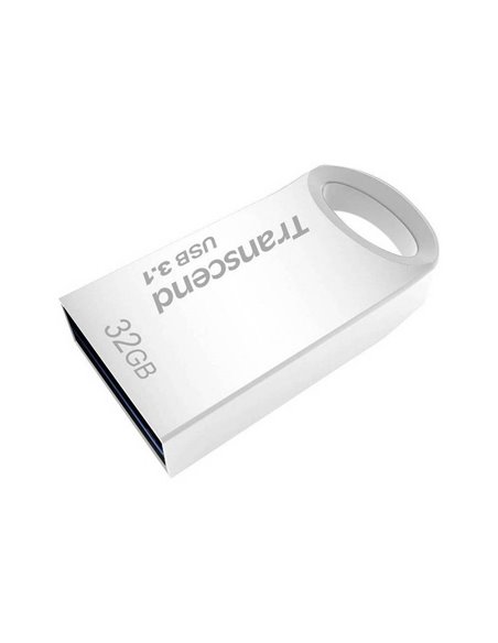USB Flash накопитель Transcend JetFlash 710, 32Гб, Серебристый