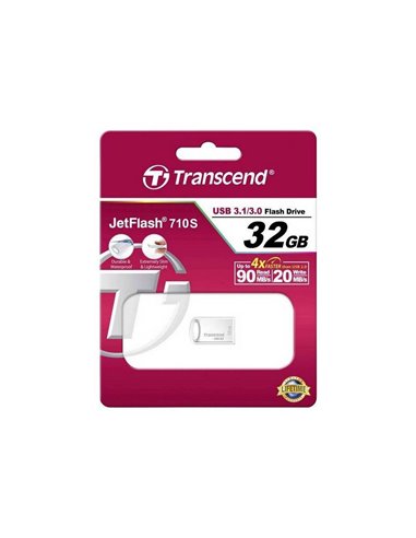 Memorie USB Transcend JetFlash 710, 32GB, Argintiu