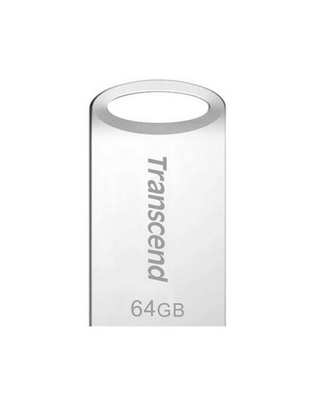 USB Flash накопитель Transcend JetFlash 710, 64Гб, Серебристый