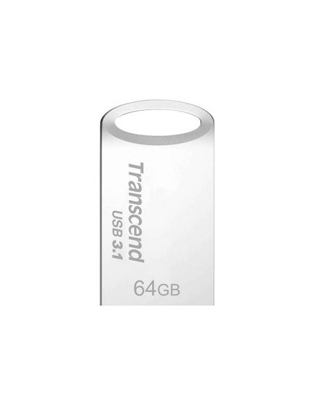 USB Flash накопитель Transcend JetFlash 710, 64Гб, Серебристый