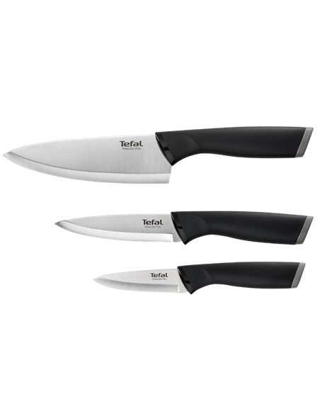 Set de Cuțite Tefal K221S375, Negru | Argintiu