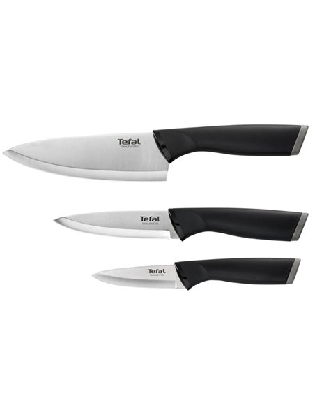 Set de Cuțite Tefal K221S375, Negru | Argintiu