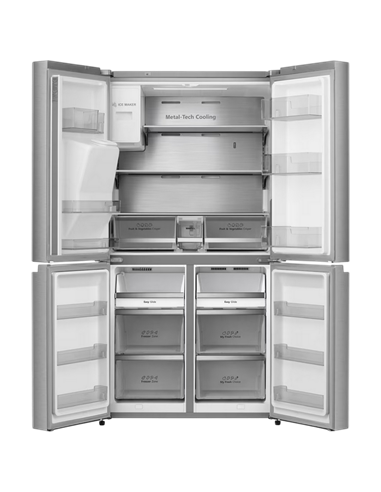 Frigider Hisense RQ760N4SASE, Oțel inoxidabil