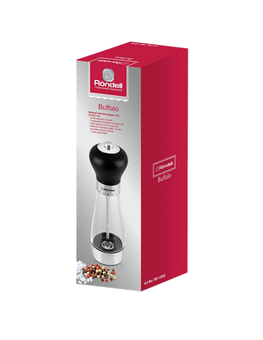 Измельчитель для соли и перца Rondell RD-1503, Чёрный
