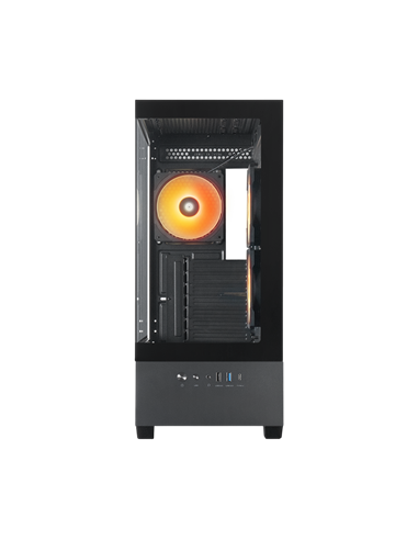 Компьютерный корпус Chieftec Vista, Midi-Tower, Без блока питания, Чёрный
