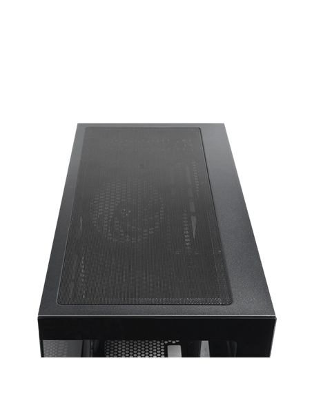 Компьютерный корпус Chieftec Vista, Midi-Tower, Без блока питания, Чёрный