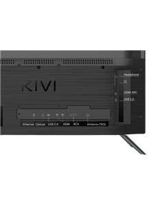 24" LED SMART TV KIVI 24H710QB, 1366x768 HD, Google TV, Negru 2