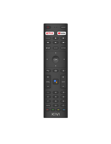 24" LED SMART TV KIVI 24H710QB, 1366x768 HD, Google TV, Negru