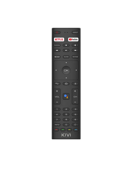 24" LED SMART TV KIVI 24H710QB, 1366x768 HD, Google TV, Negru